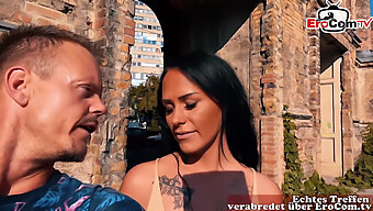 German Latina Milf Agent Enjoys Public Pick-Up Encounter